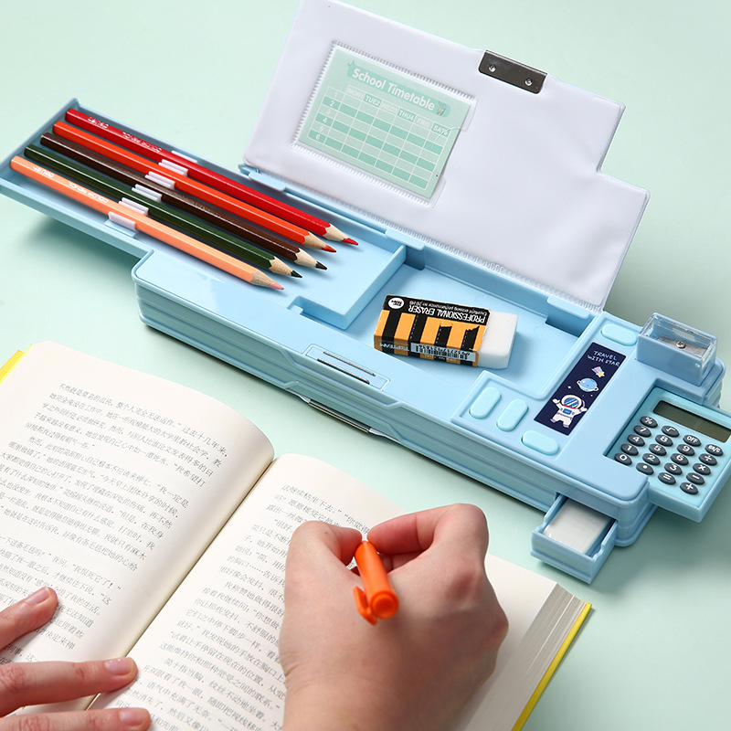 Scientific Calculator For Secondary School - Creatieve multifunctionele plastic briefpapierdoos met rekenmachine