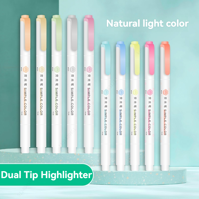 5 Stuks Pastel Markeerstiften  - Pastel Highlighter Set Double Ended recensie en prijs