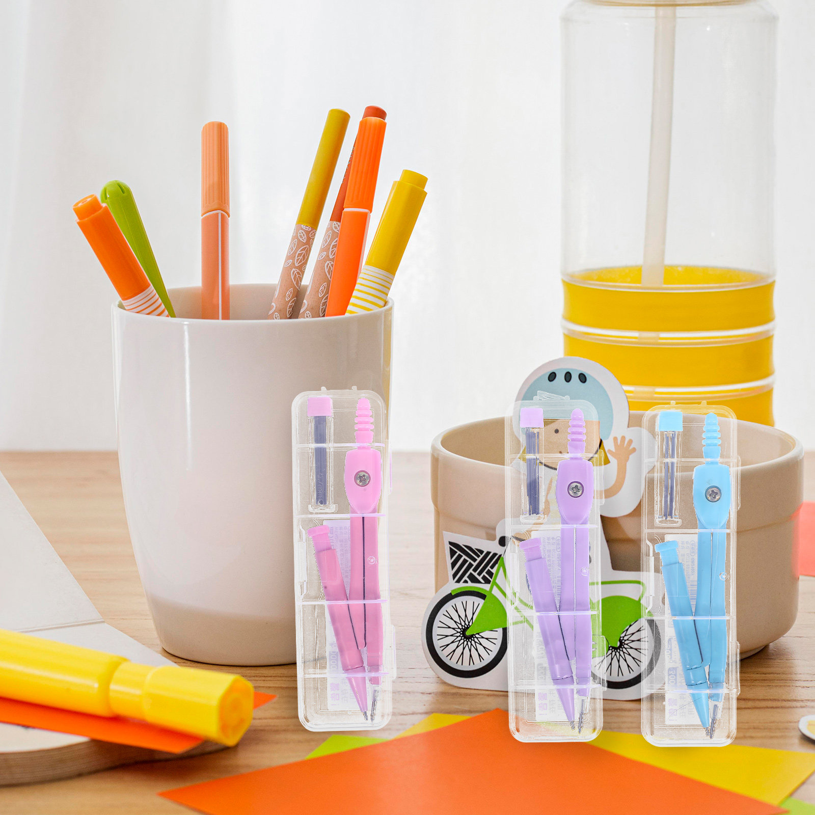 Geometrie-tekenstel met metale - Math Geometry Set With Compass recensie en prijs